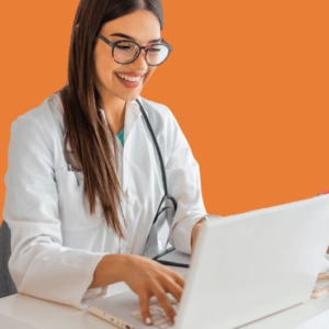 Imagem mostrando uma pessoa empolgada para participar do curso de atualização consultório: da teoria ao dia a dia